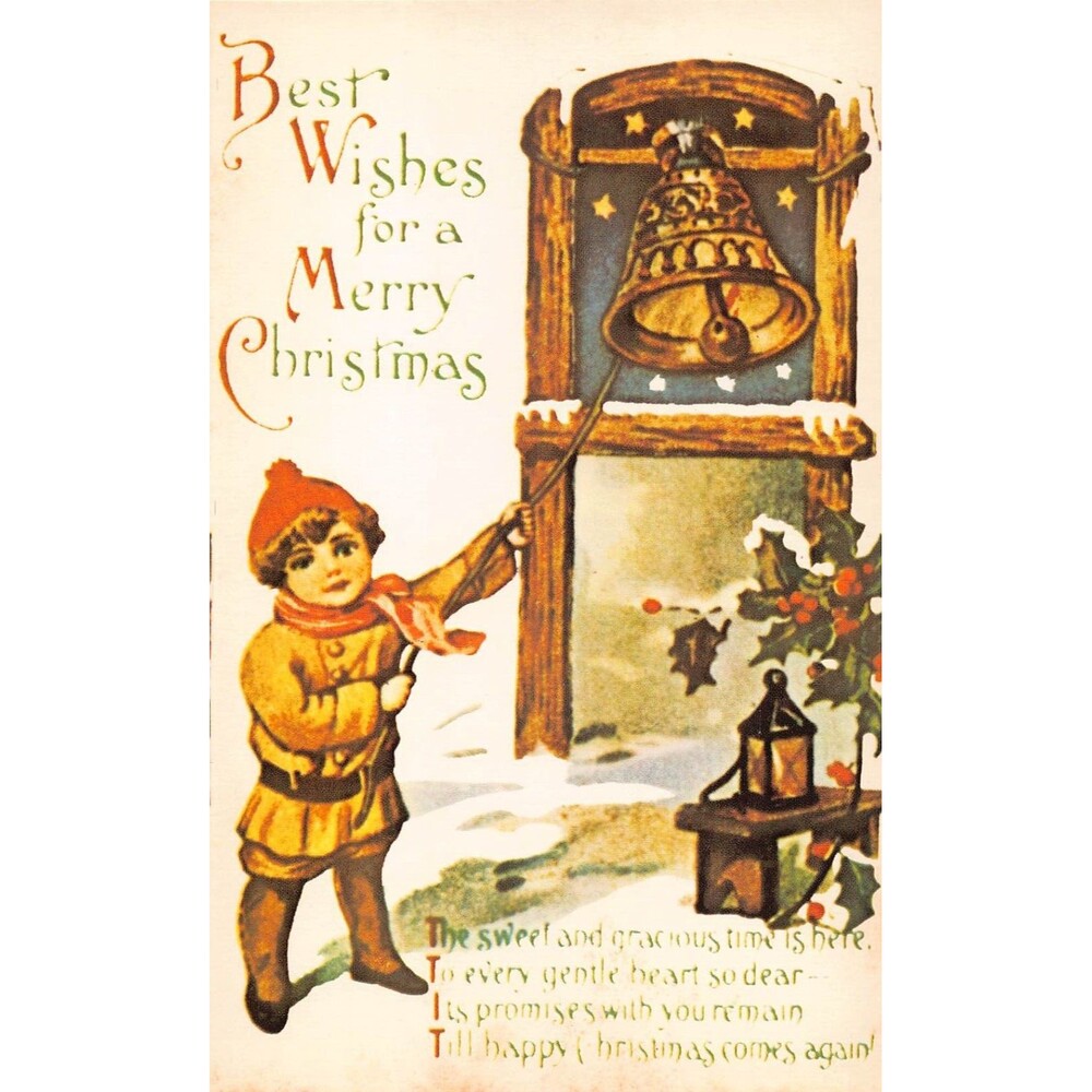 Heartiest Good Wishes for a Merry Christmas Postcard - Lot Of 3